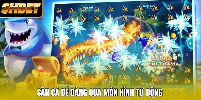 Săn cá dễ dàng qua màn hình tự động Săn cá dễ dàng qua màn hình tự động