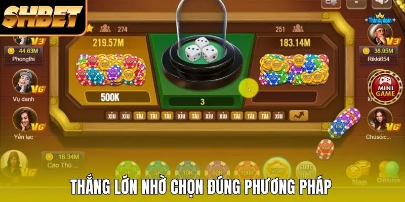 Thắng lớn nhờ chọn đúng phương pháp Thắng lớn nhờ chọn đúng phương pháp